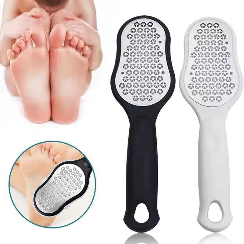 Foot File Callus Remover,Foot Care Pedicure Metal Surface Tool to Remove Hard Skin,Foot File Exfoliation to Remove Dead Skin,and Calluses,Pedicure Tools (white) - Image 2